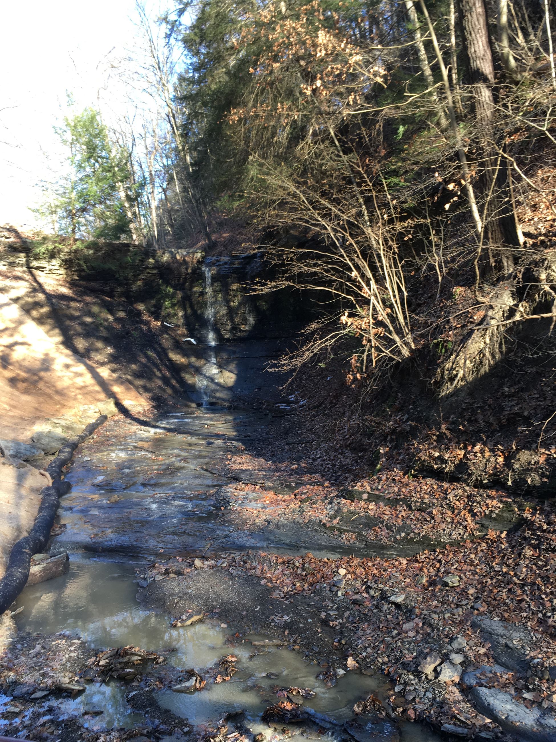 Fall Run Park waterfall