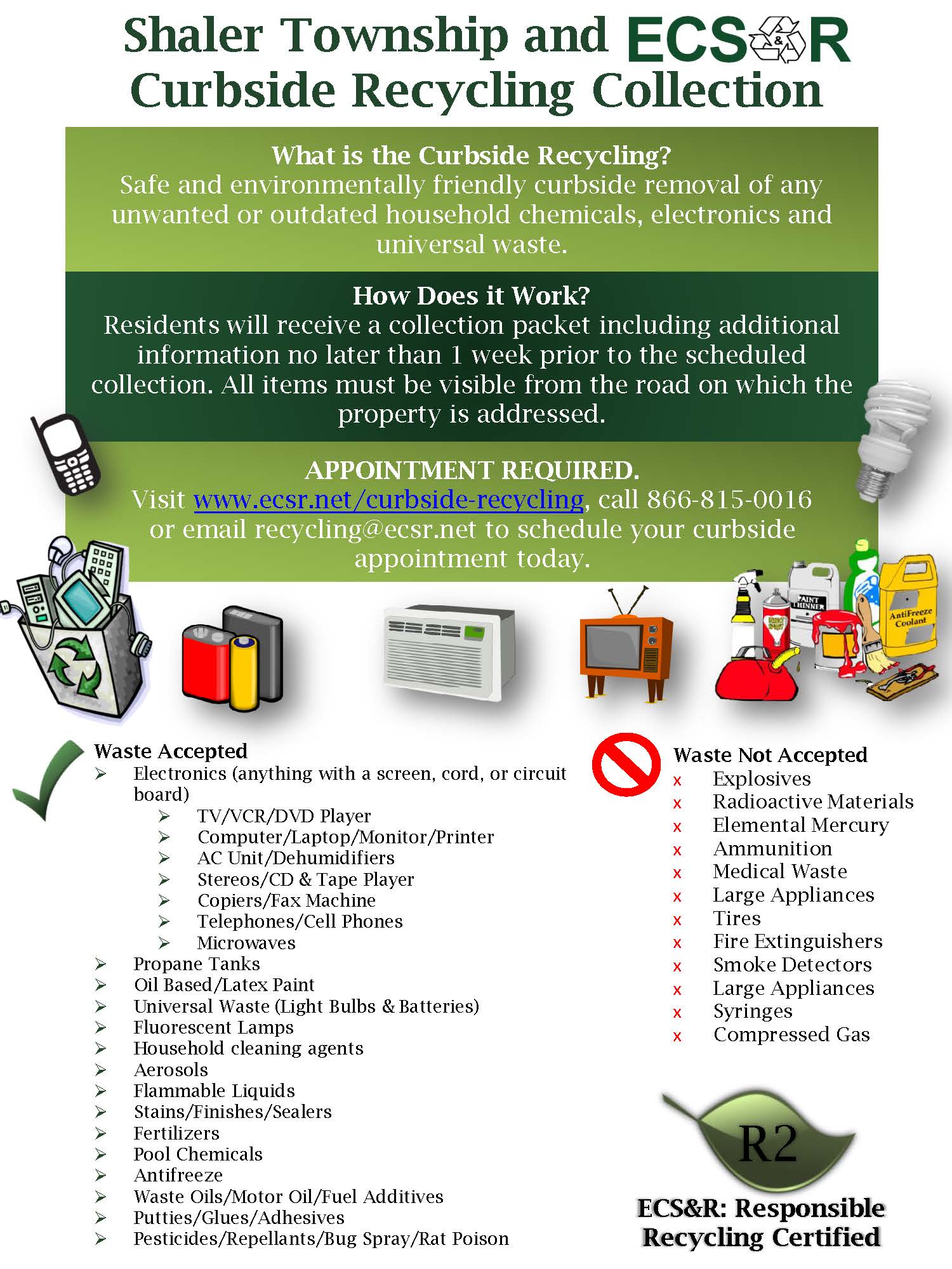 HHW - E-Waste Pick up Flyer