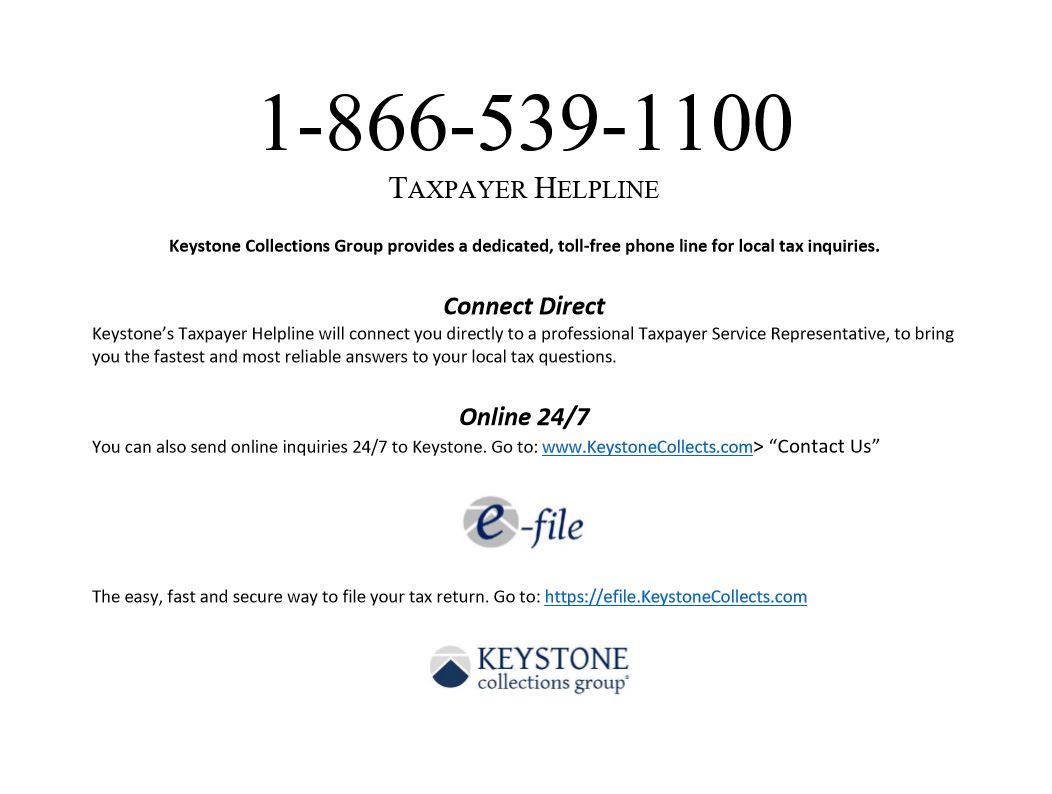 Keystone Helpline for Taxpayers
