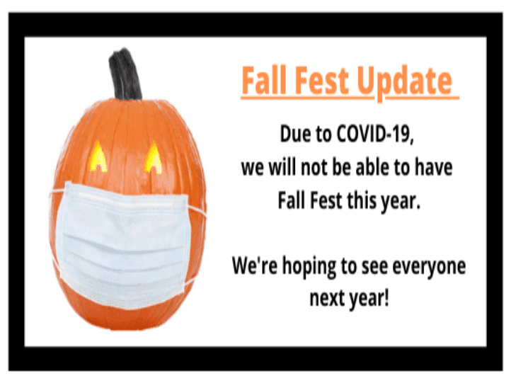 Fall Fest Cancelled 2020