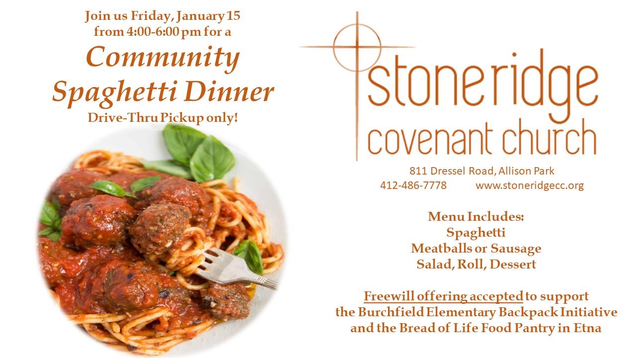 Spaghetti Dinner Flier