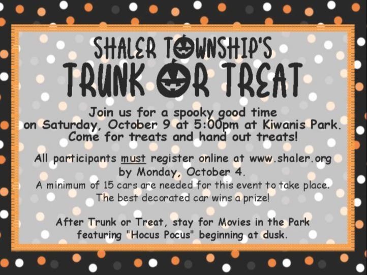 Trunk or Treat
