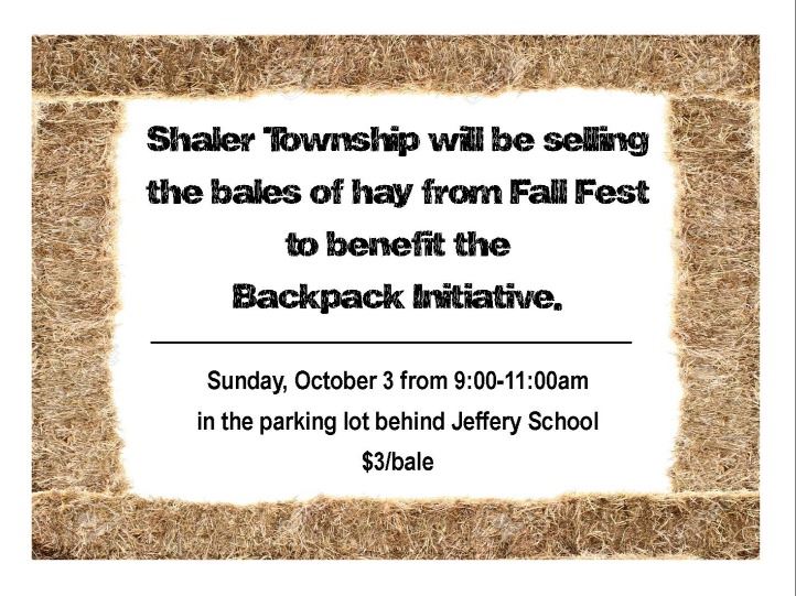 Fall Fest Hay Sale