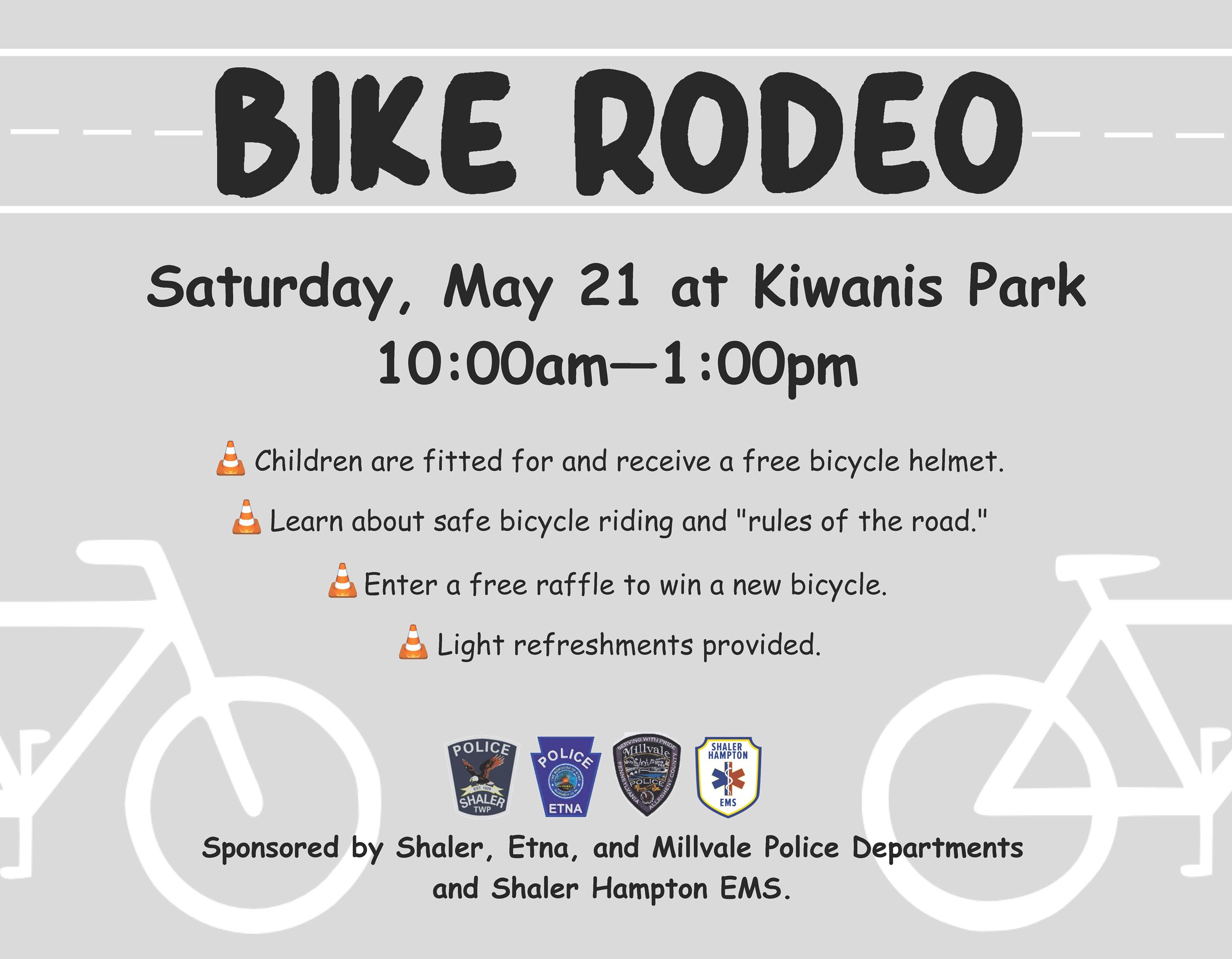 Bike Rodeo flyer 2022