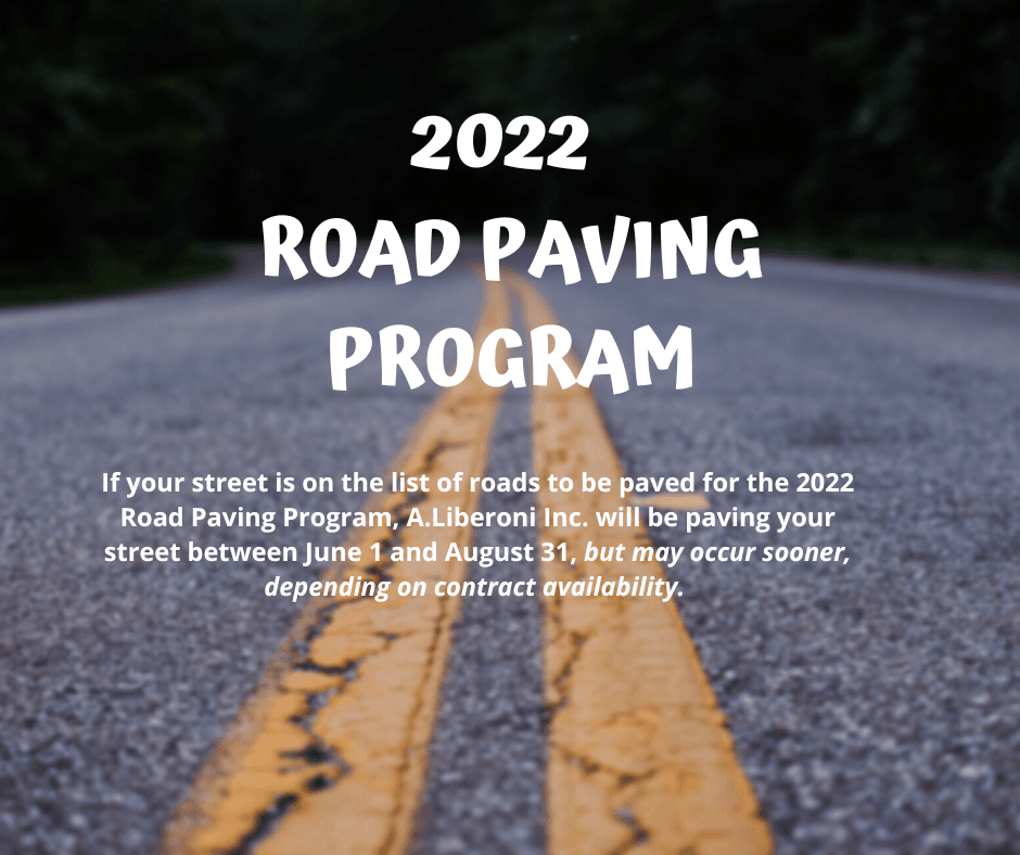 Road Paving Image for website newsflash
