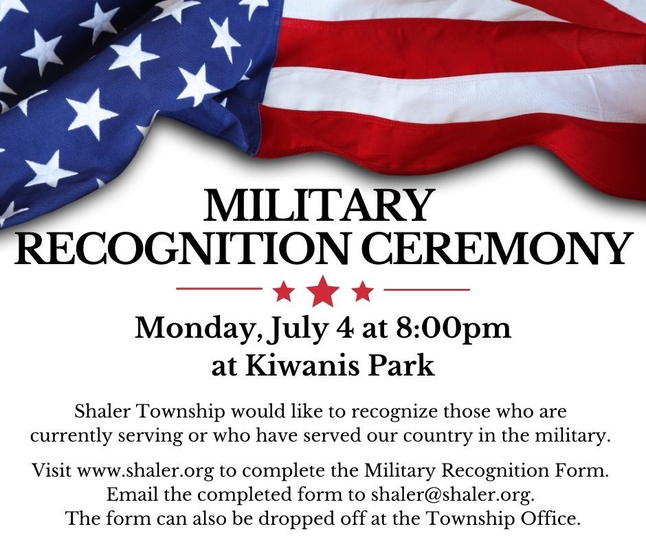 Military Recognition Ceremony
