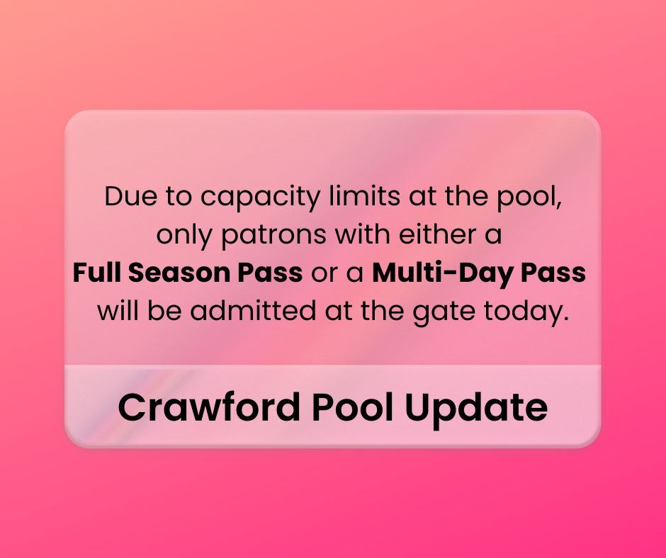 Pool Capacity Limits 2022