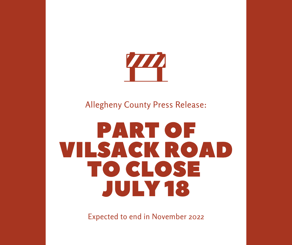 Red Simple Road Public Service Facebook Post