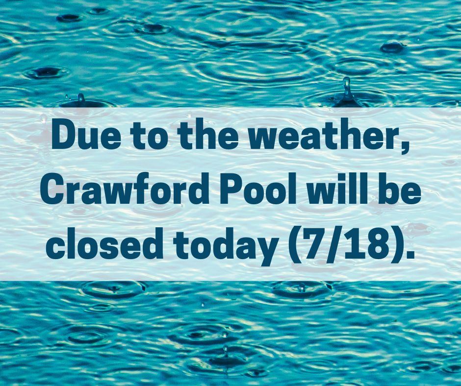 Pool Closed 7-18