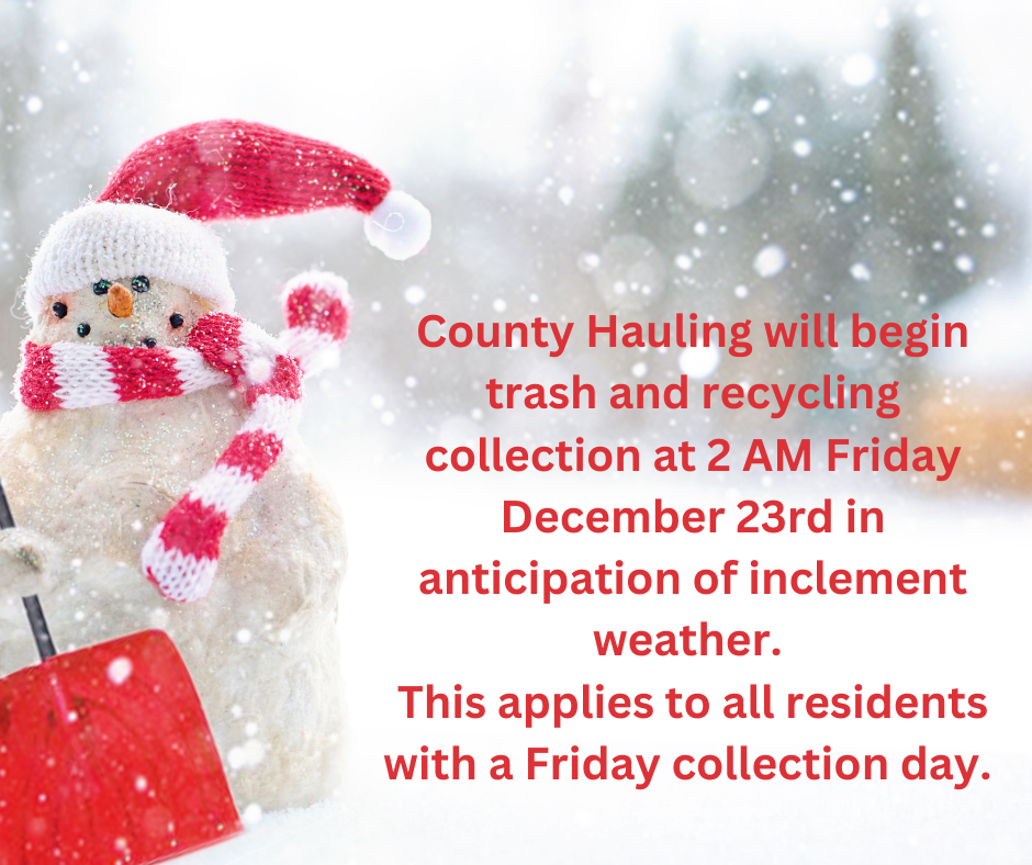 Early Trash Collection