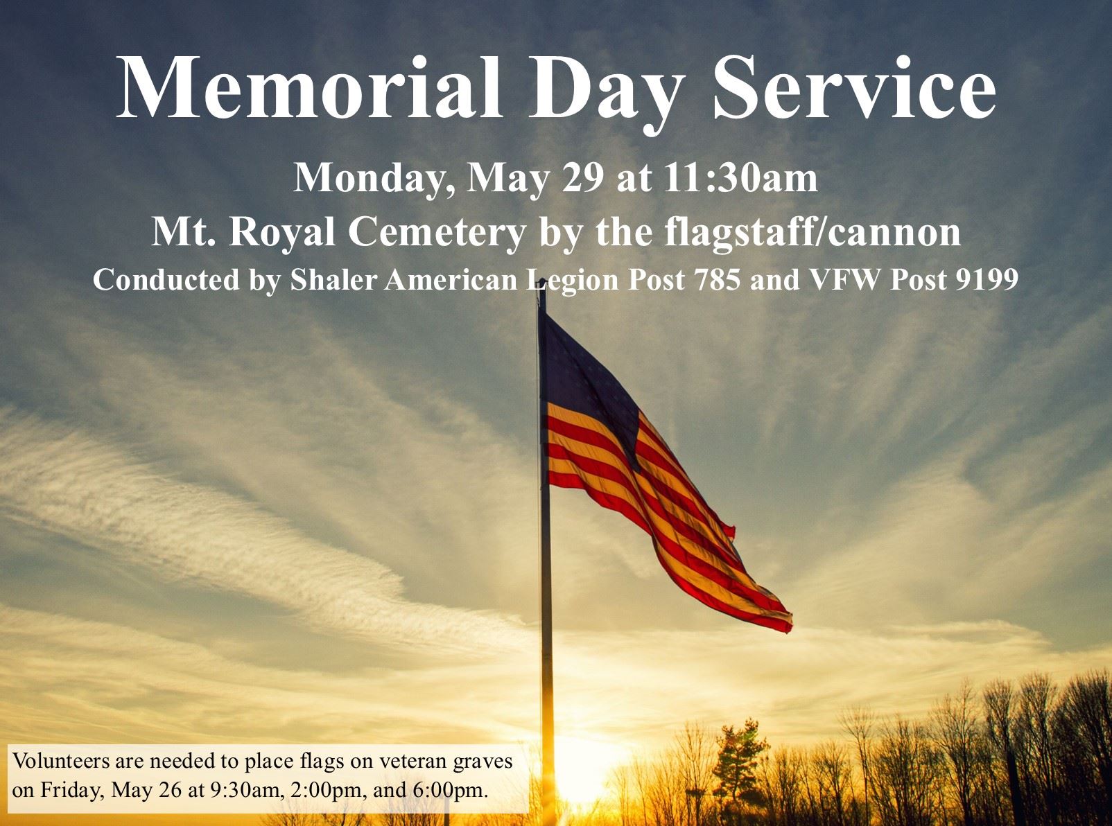 Memorial Day Service