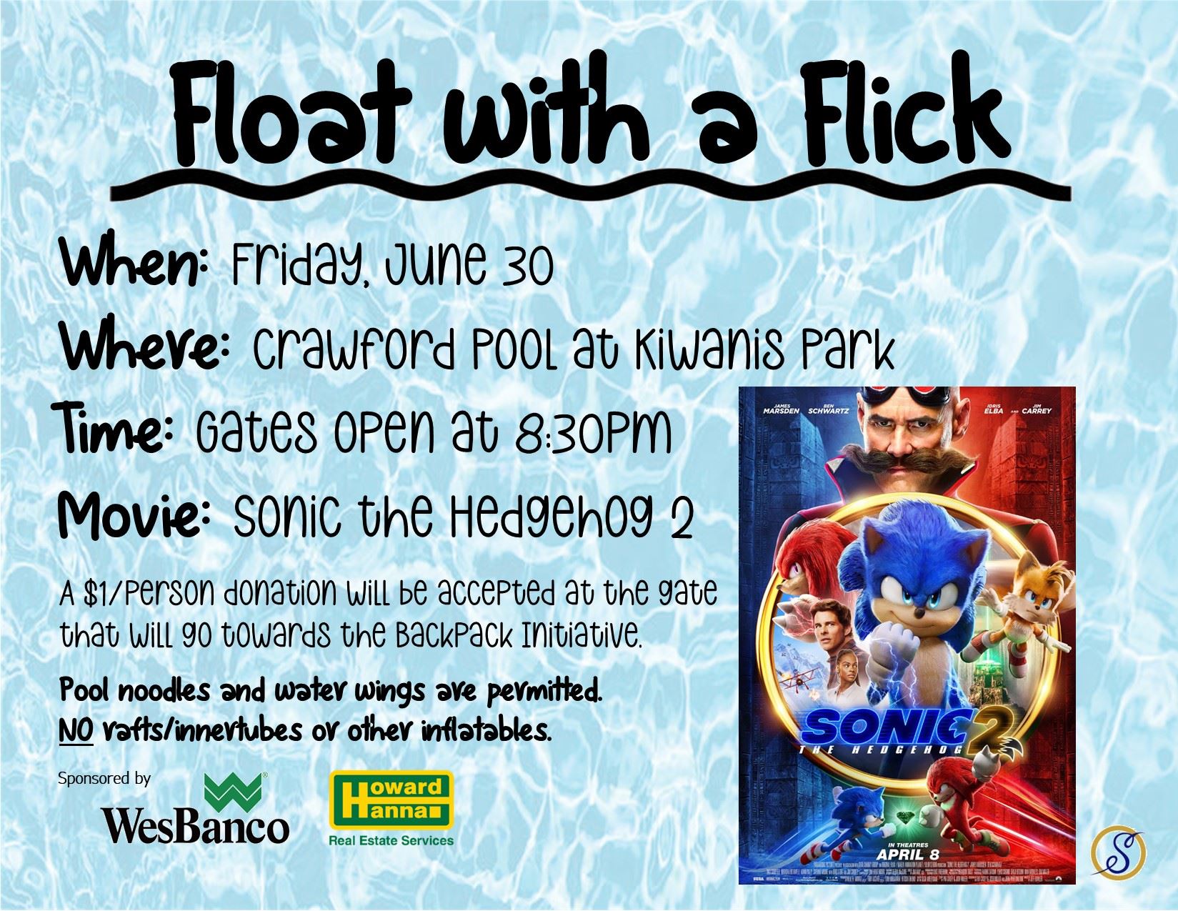 Float with a Flick - June 30