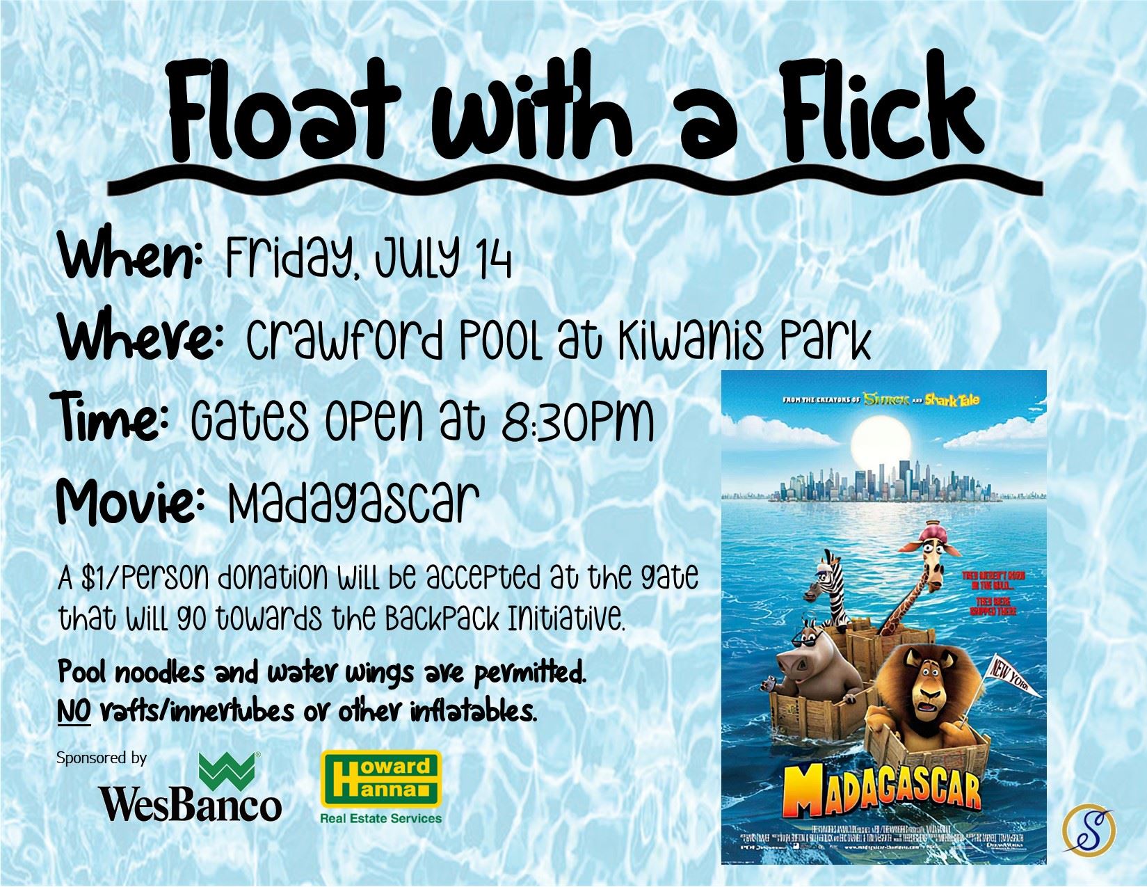 Float with a Flick - July 14