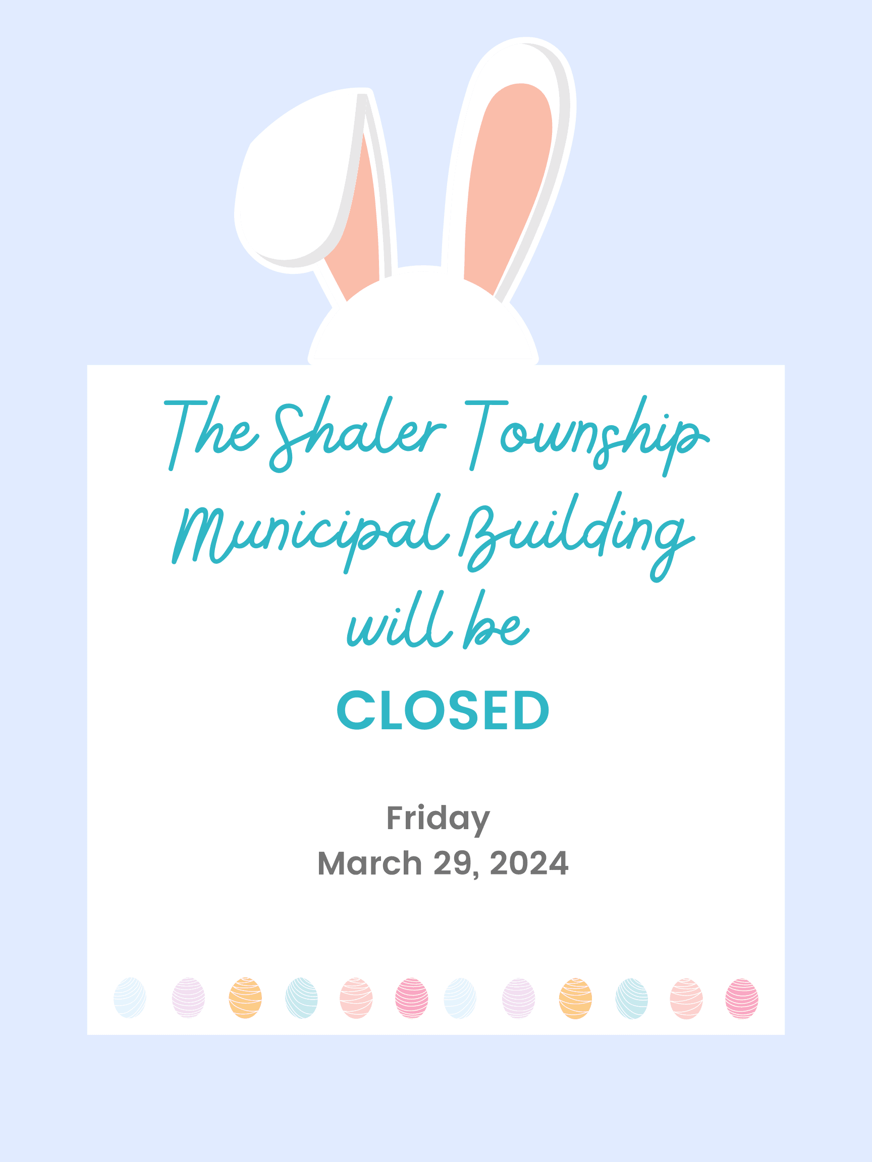 closed for easter 2024