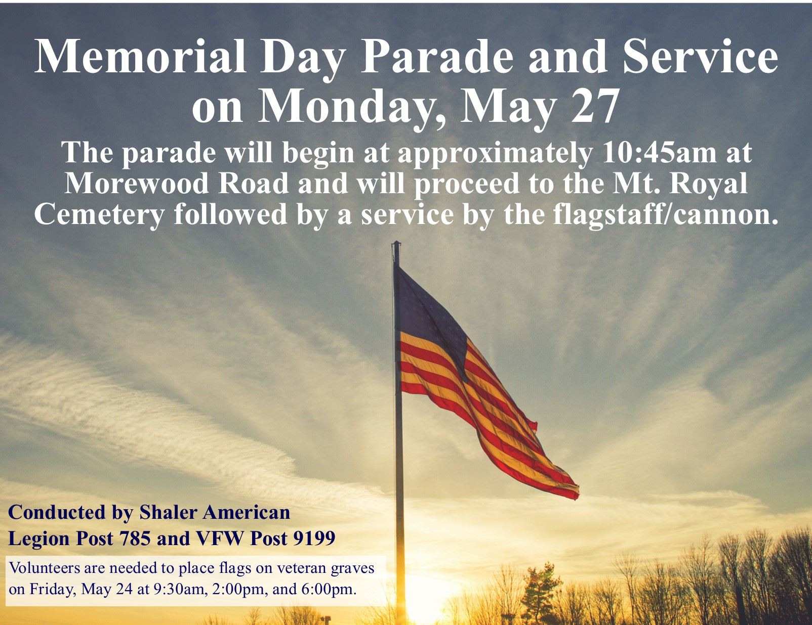 Memorial Day Parade and Service