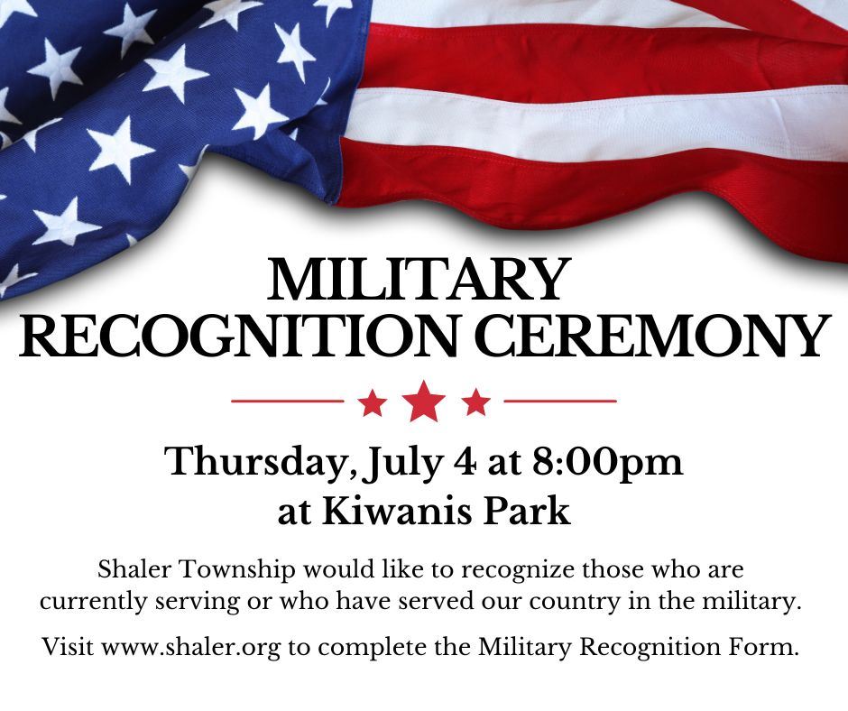 Military Recognition Ceremony