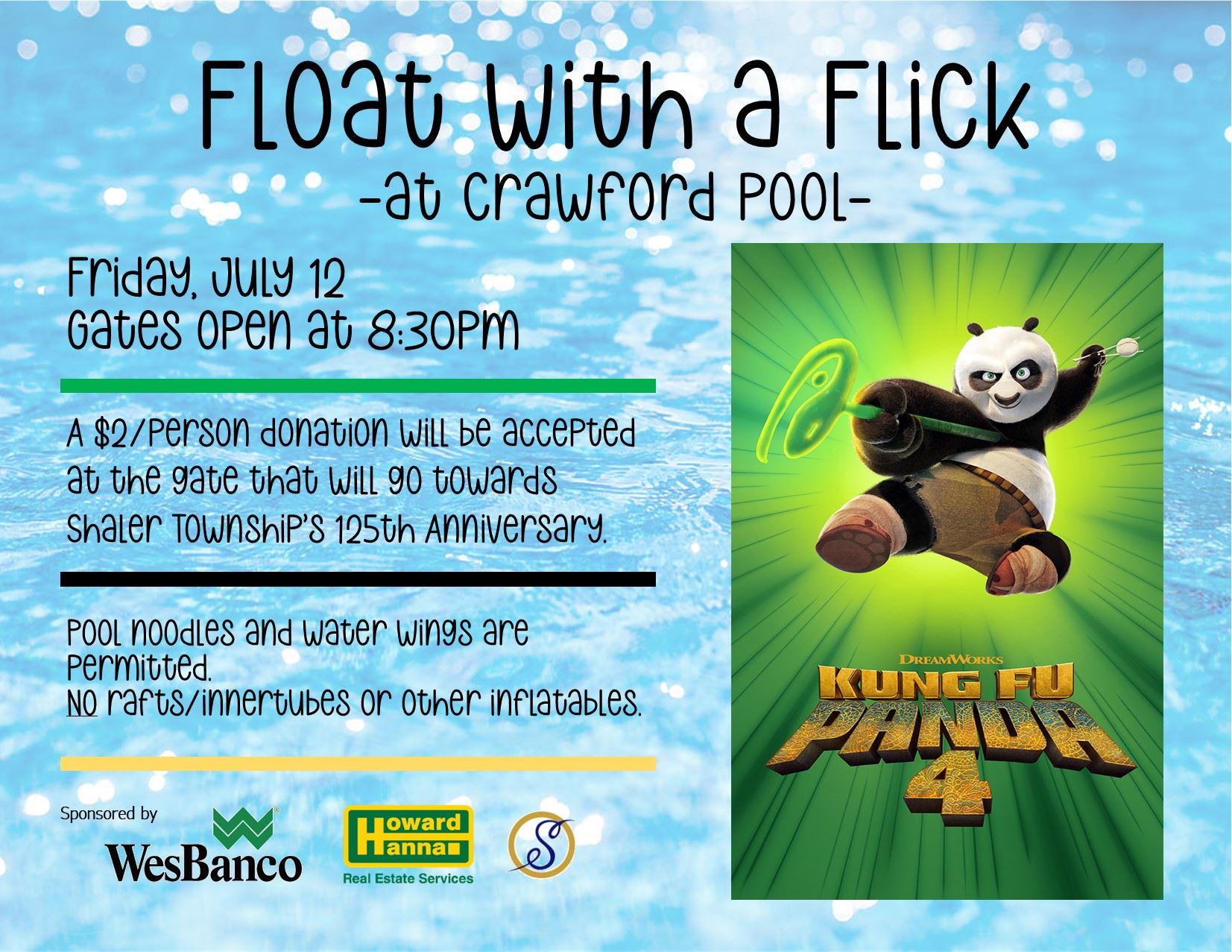 Float with a Flick - July 12