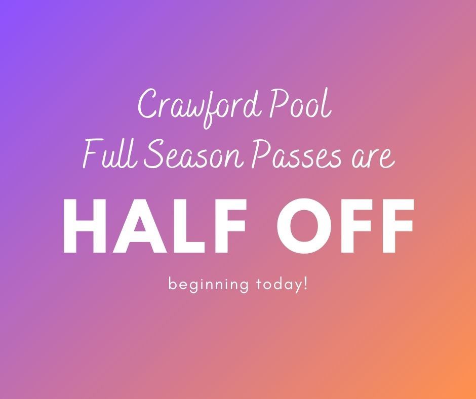 Pool Passes Half Off