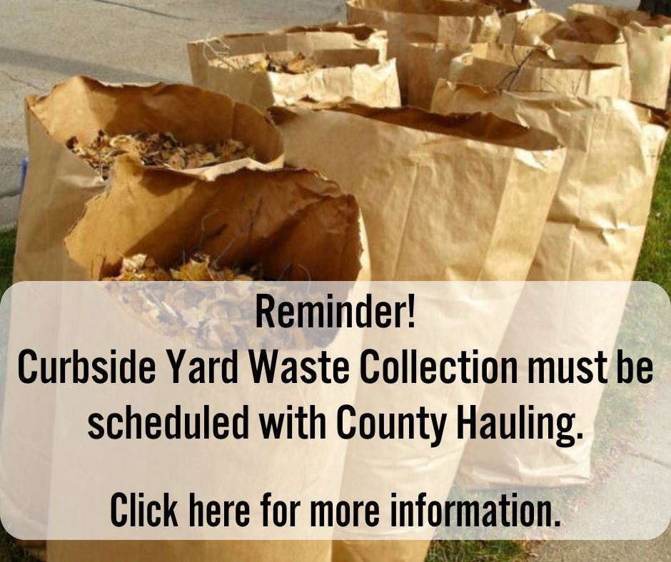 Schedule Curbside Yard Waste Pickup