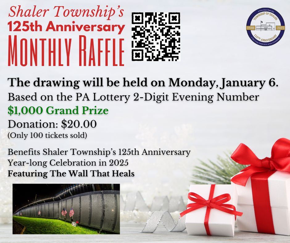 Monthly Raffle - Holiday Version