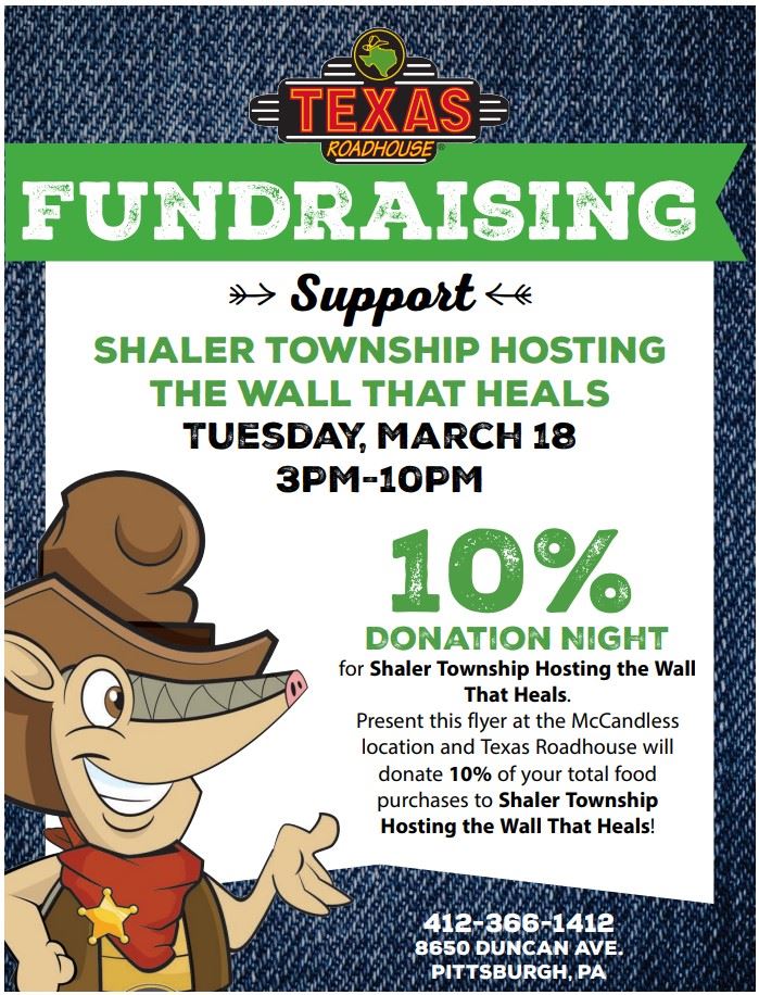 Texas Roadhouse Fundraiser - March 18