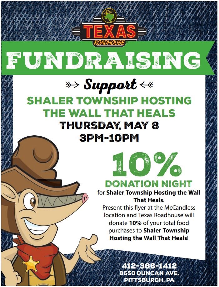 Texas Roadhouse Fundraiser - May 8