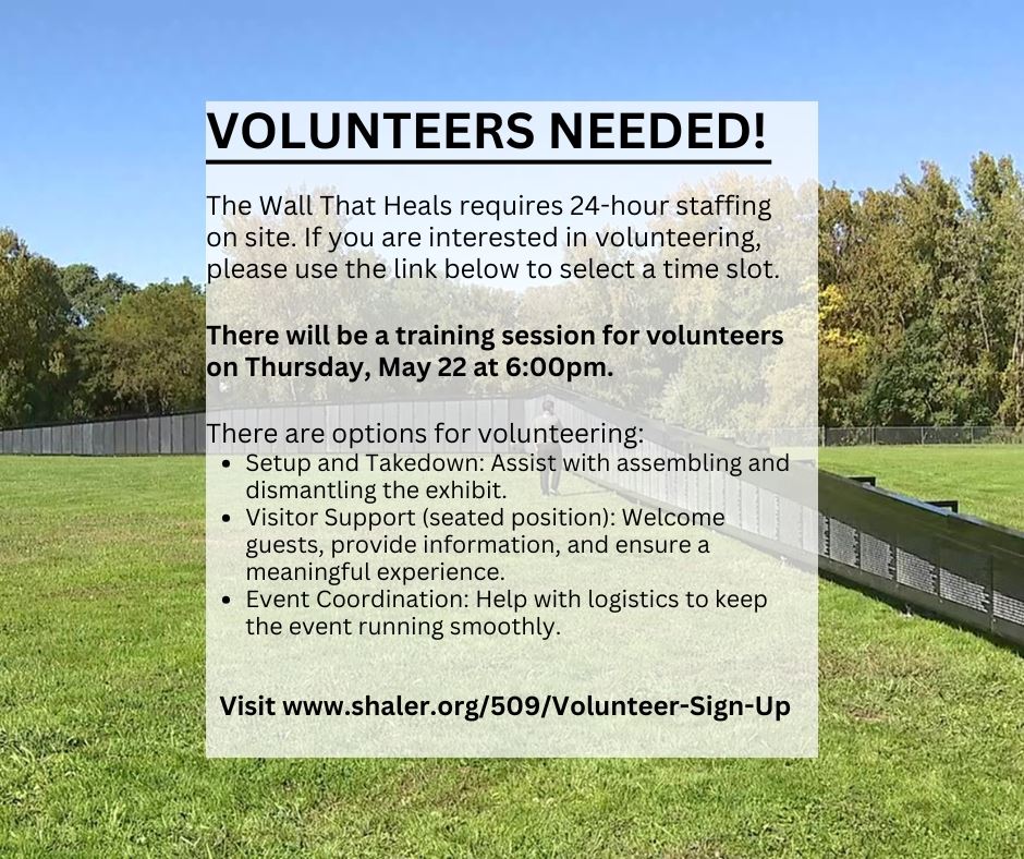 Volunteers Needed!