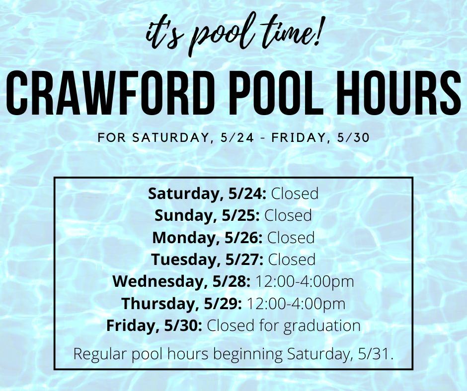 Start of Season Pool hours