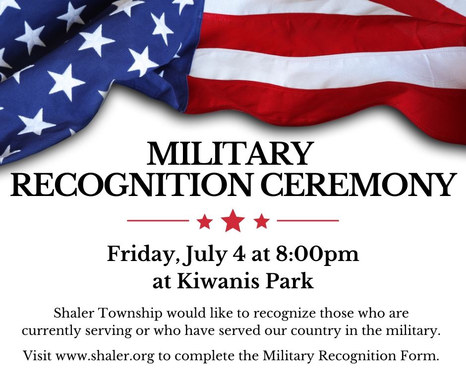 Military Recognition Ceremony