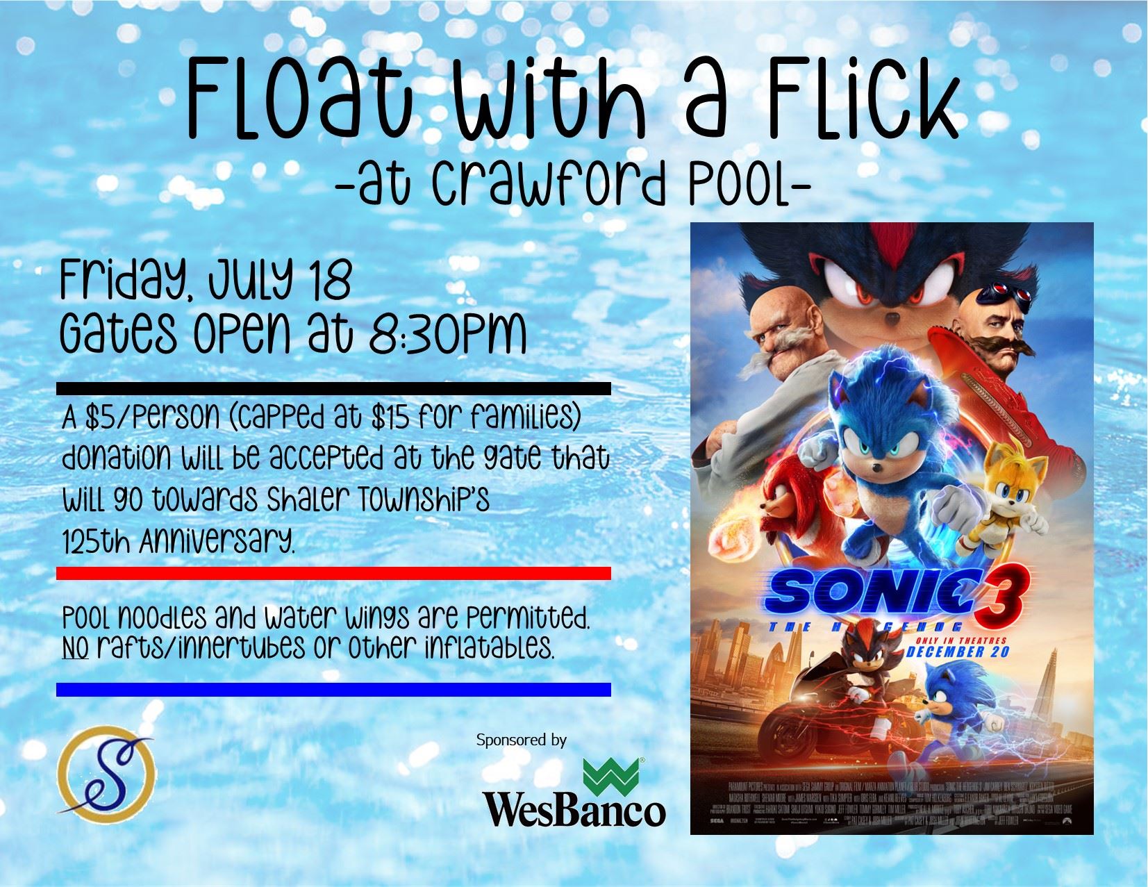 Float with a Flick - July 18