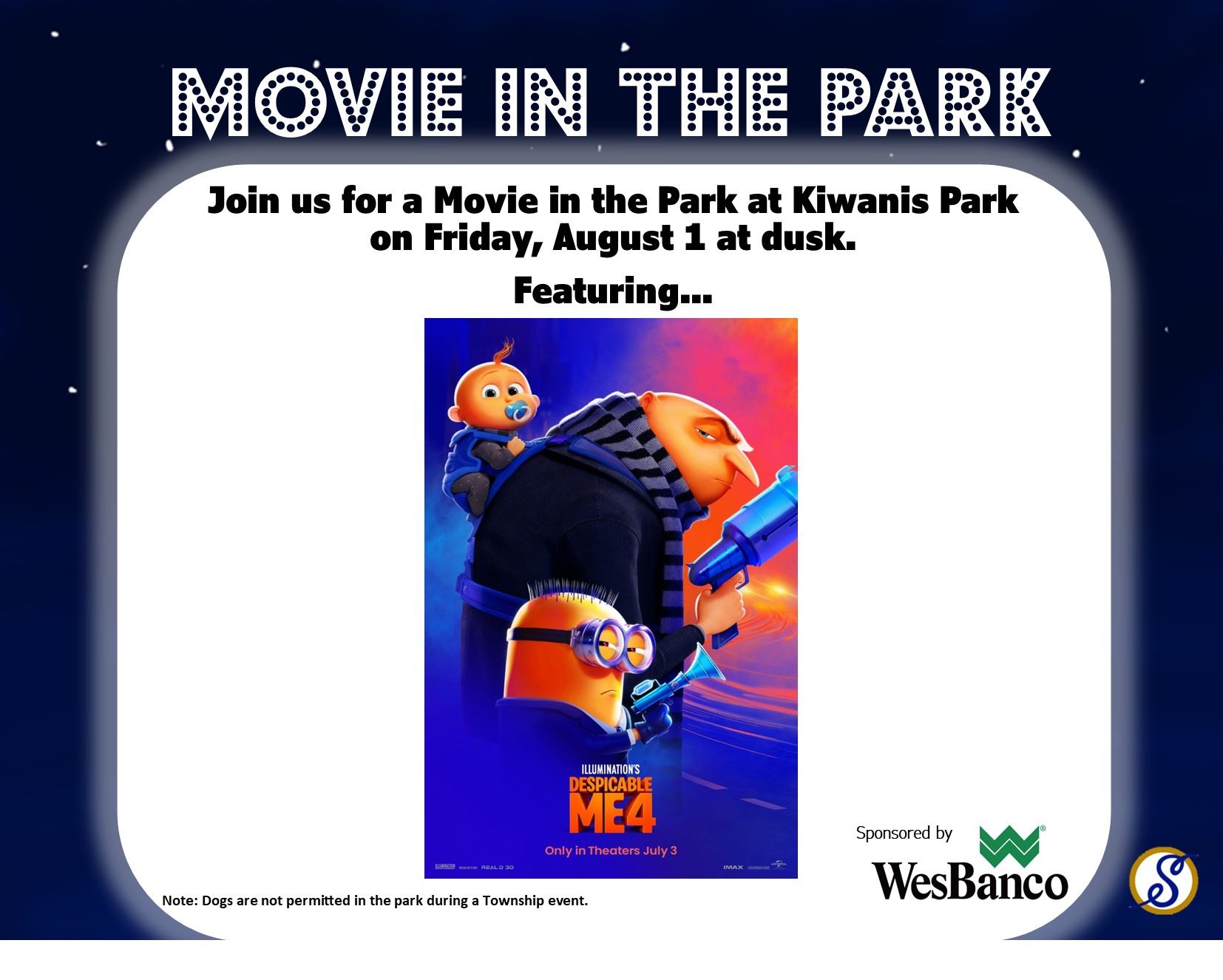 Movie in the Park - August 1