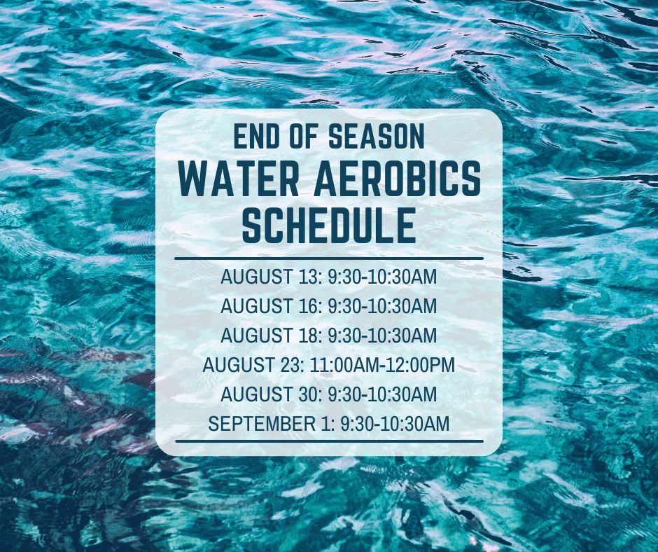 End of Season Water Aerobics
