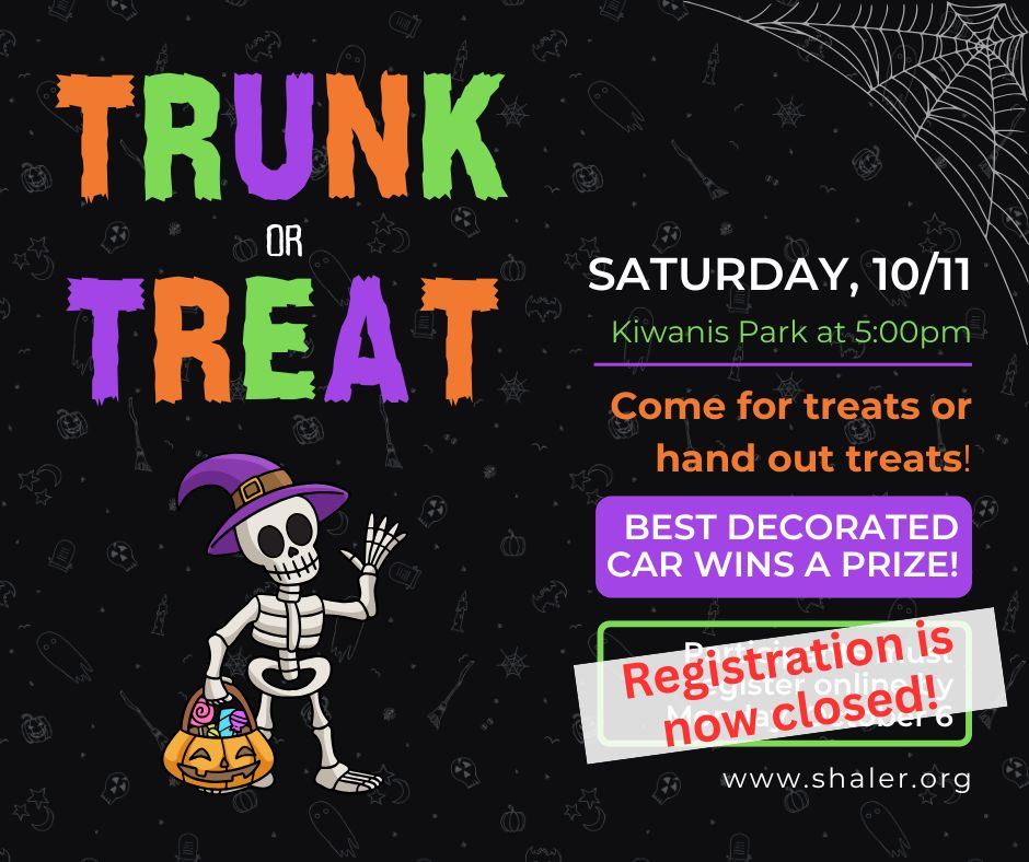 Trunk or Treat Registration Closed