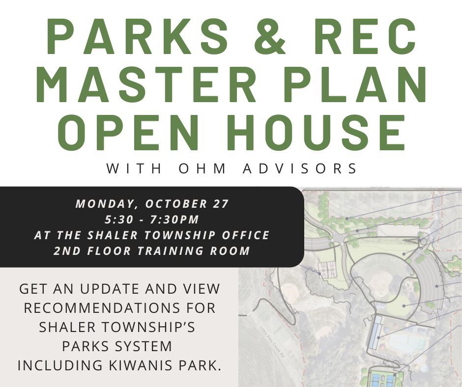 Parks & Recreation Master Plan Open House