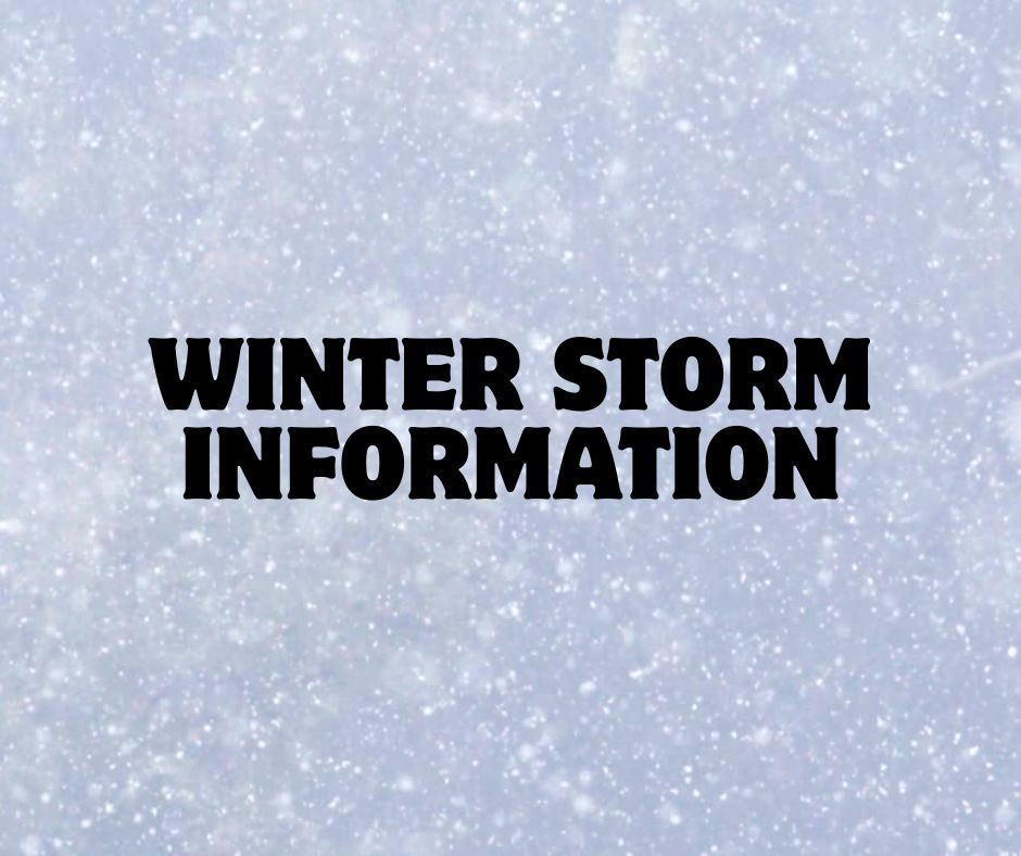 Winter Storm Information
