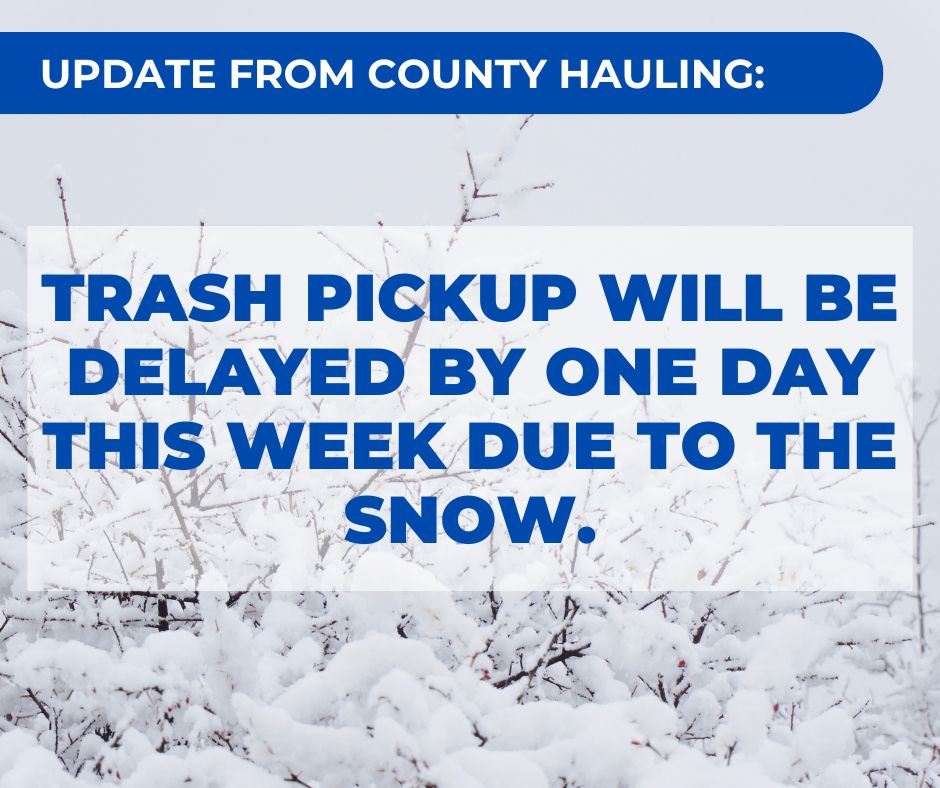 Trash Pickup Delayed